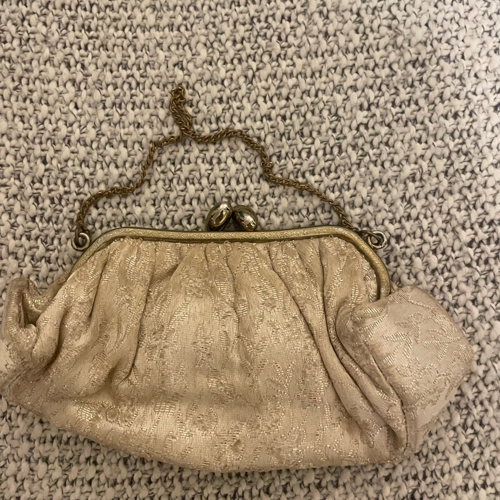 Vintage Champagne Clutch